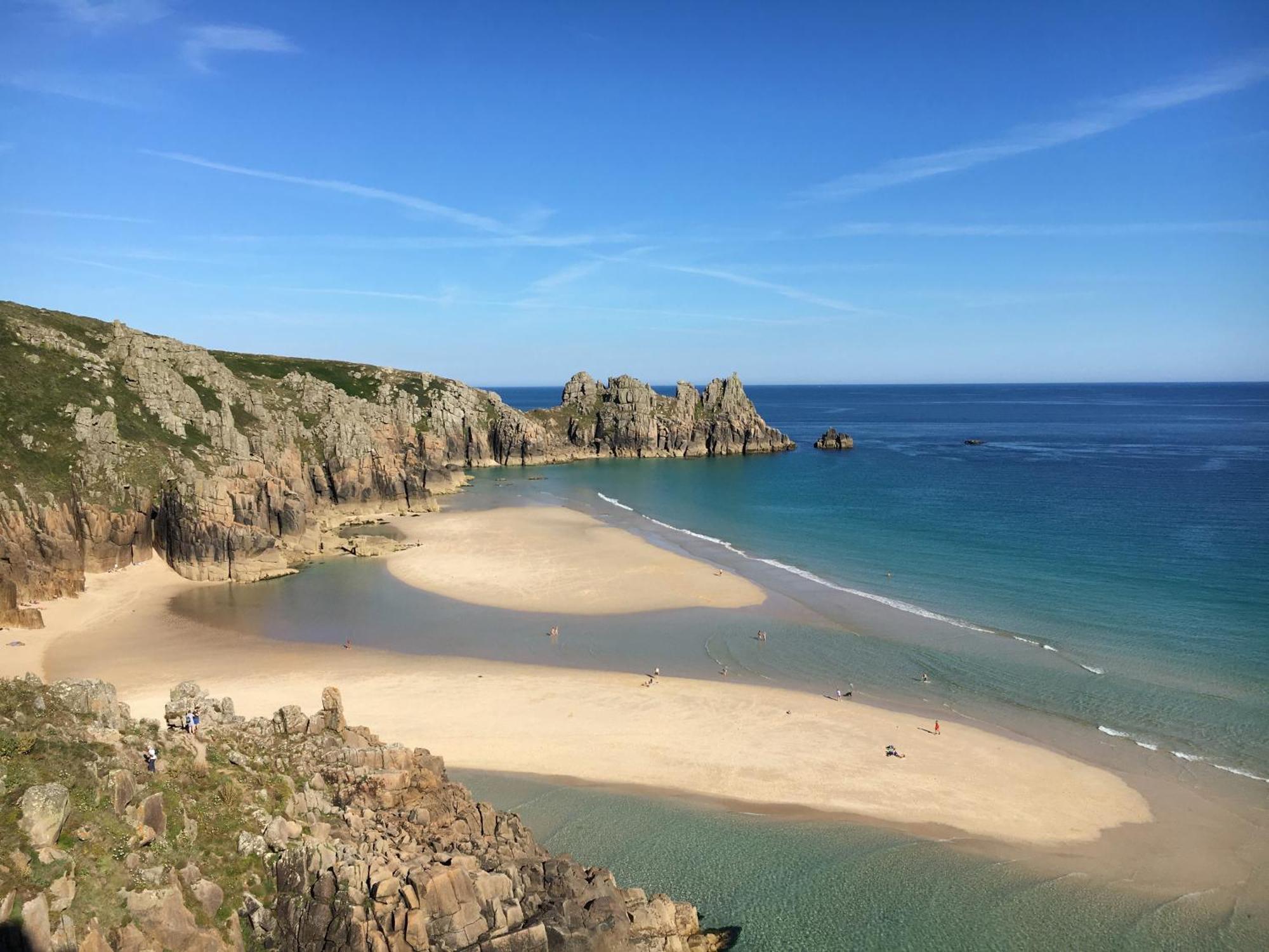 Trengothal Barn Apartment Porthcurno Exterior foto